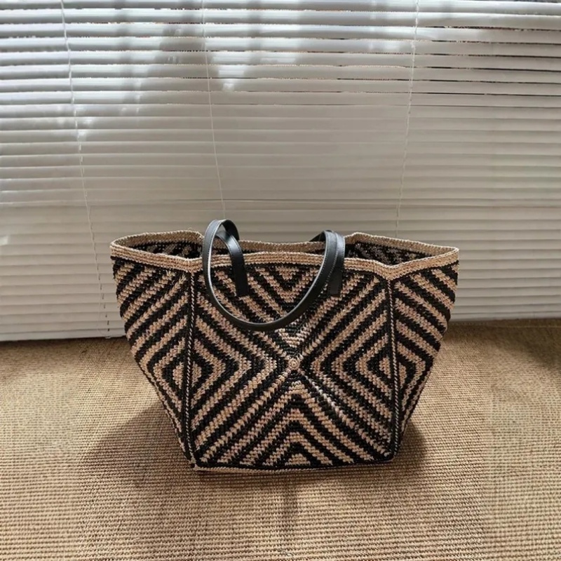 Women'S Raffia Bags - Tas Tangan Anyaman Jerami Raffia Ukuran