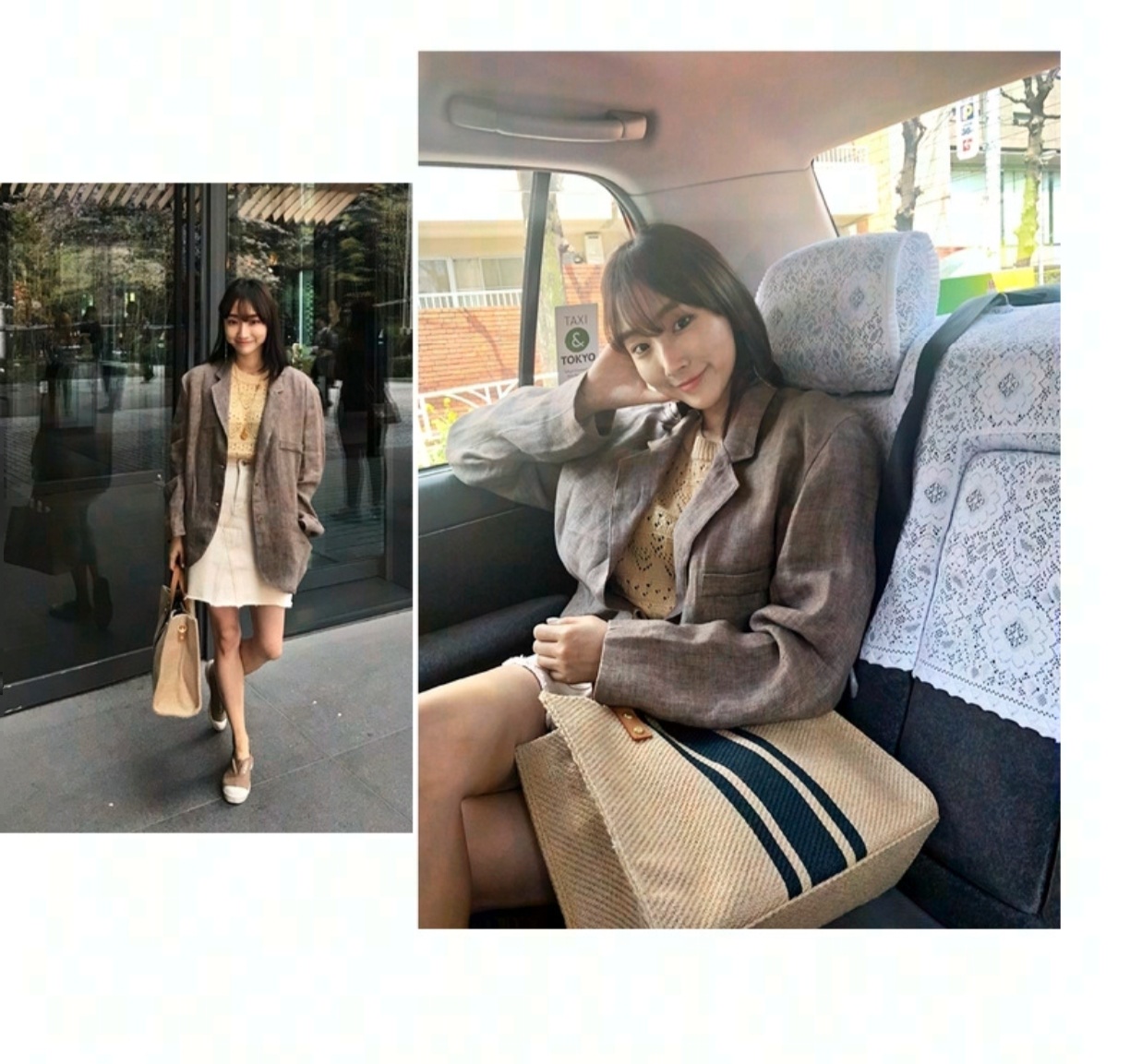 Women Hand Bags For Office - Tas Tote Kanvas Bergaris Baru 2026
