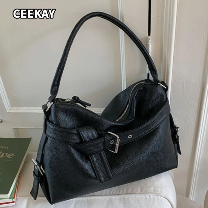 Tas Tote Hitam Y2k Kapasitas B - Women'S Young Bags ulasan dan harga