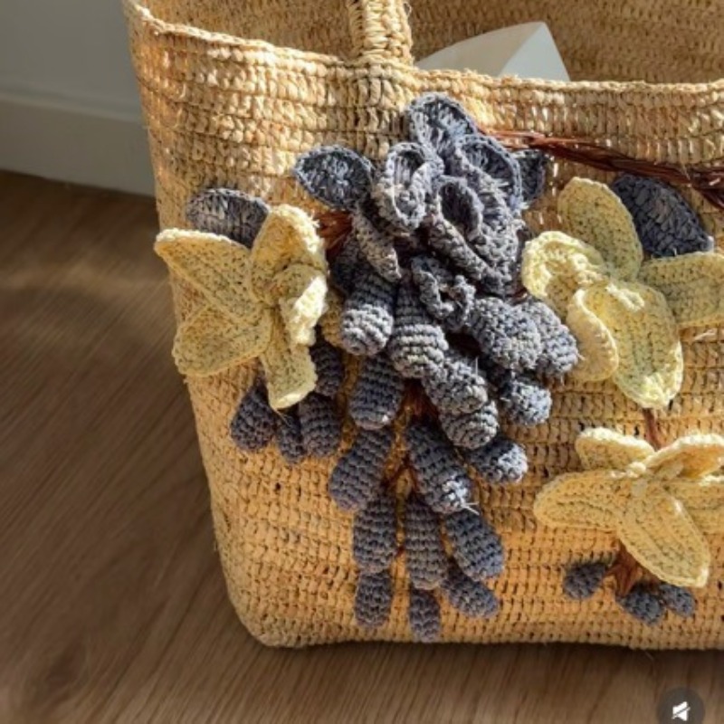 Tas Tangan Rajut Tangan Baru d - Women'S Raffia Bags ulasan dan harga