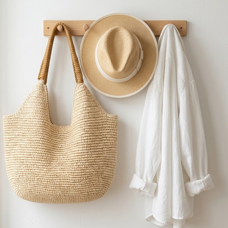 Tas Selempang Anyaman Rafia, T - Women'S Raffia Bags ulasan dan harga