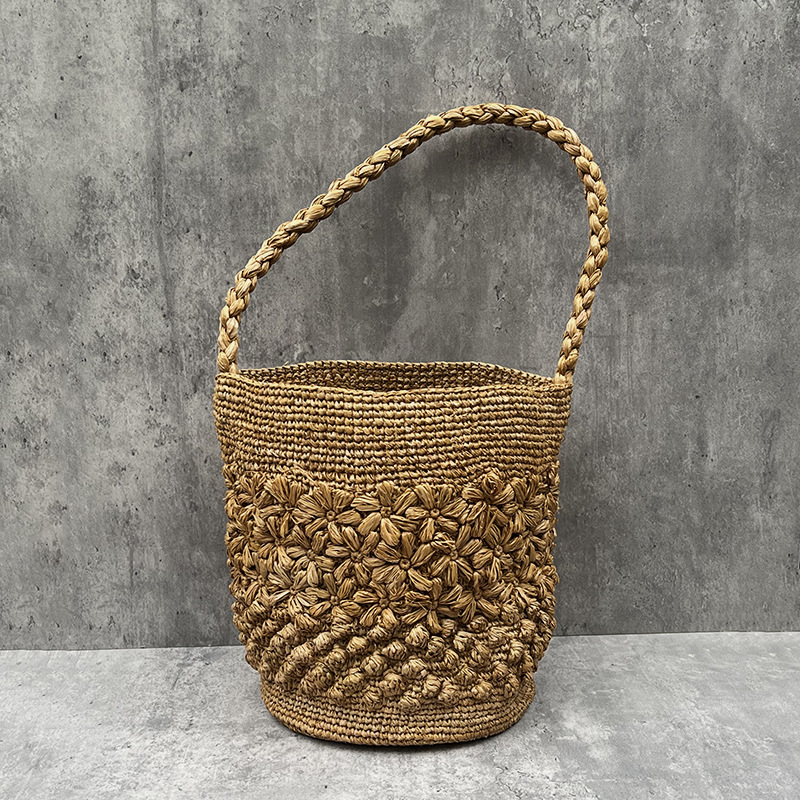 Tas Selempang Mewah Motif Bung - Women'S Raffia Bags ulasan dan harga