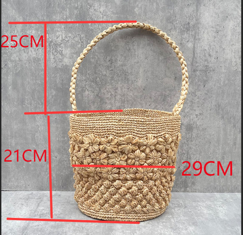 Tas Selempang Mewah Motif Bung - Women'S Raffia Bags ulasan dan harga