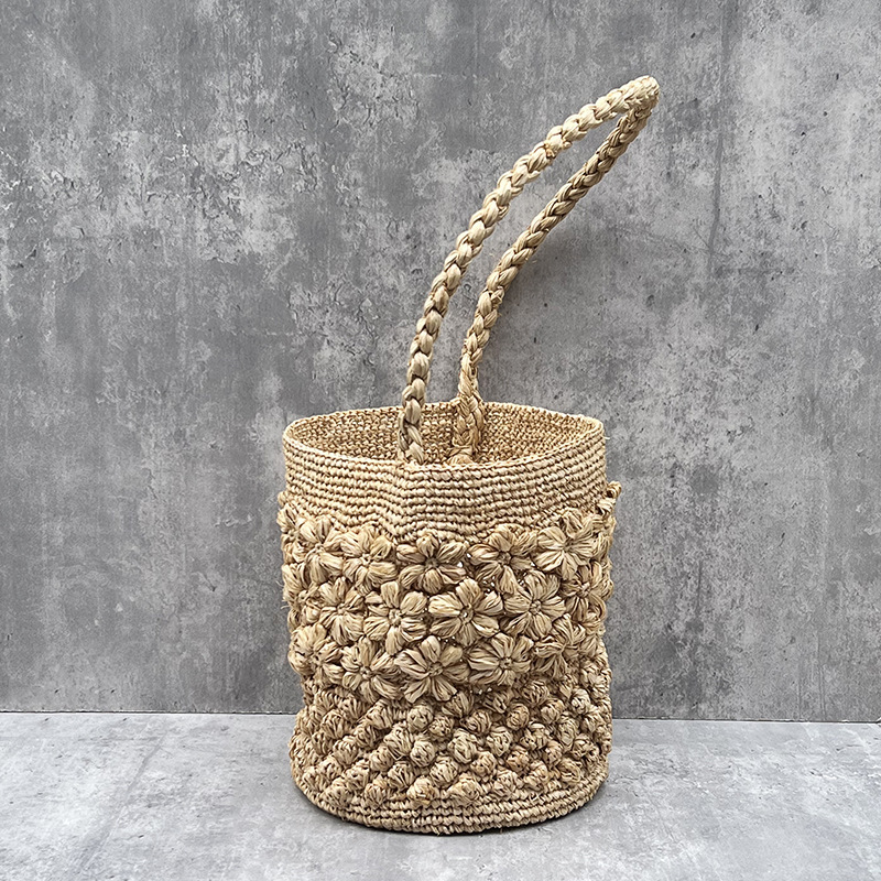 Tas Selempang Mewah Motif Bung - Women'S Raffia Bags ulasan dan harga