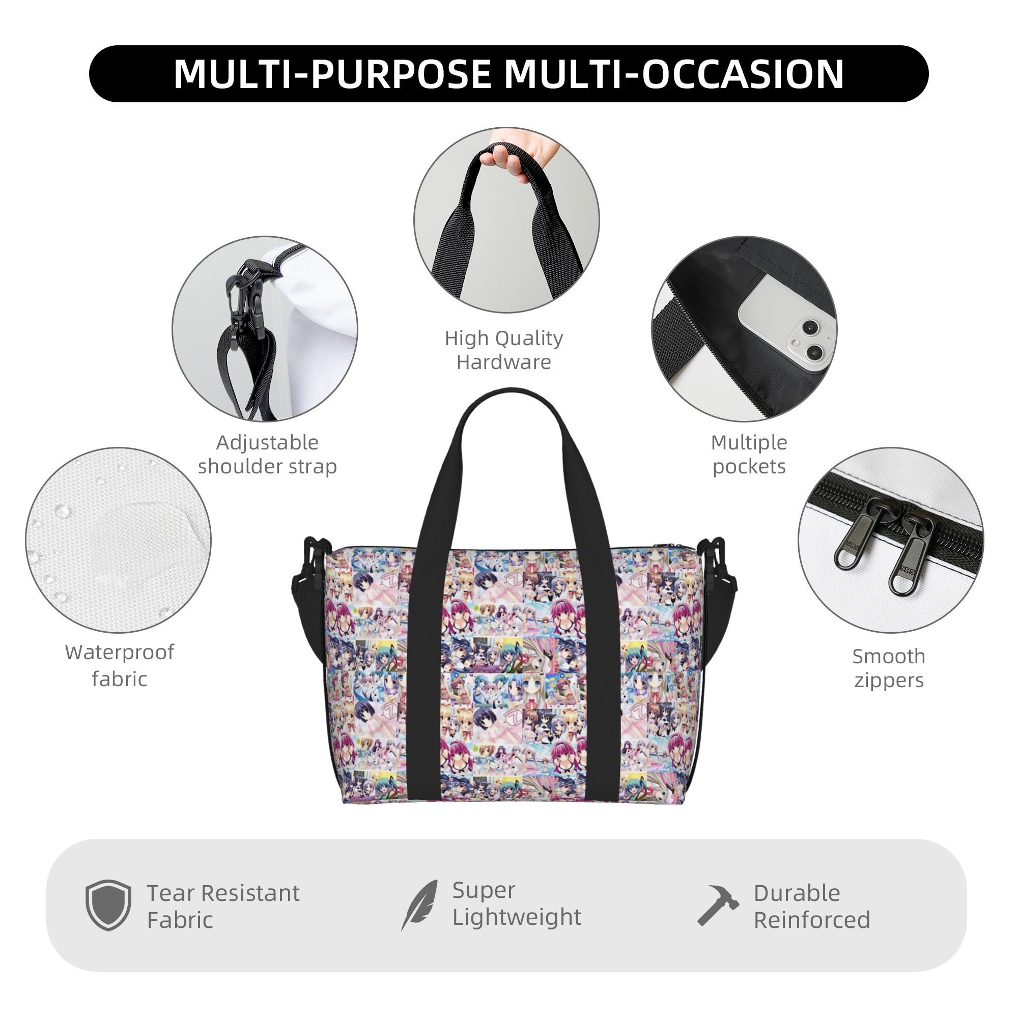 Tas Tote Besar dengan Desain K - Women Bags Ru ulasan dan harga