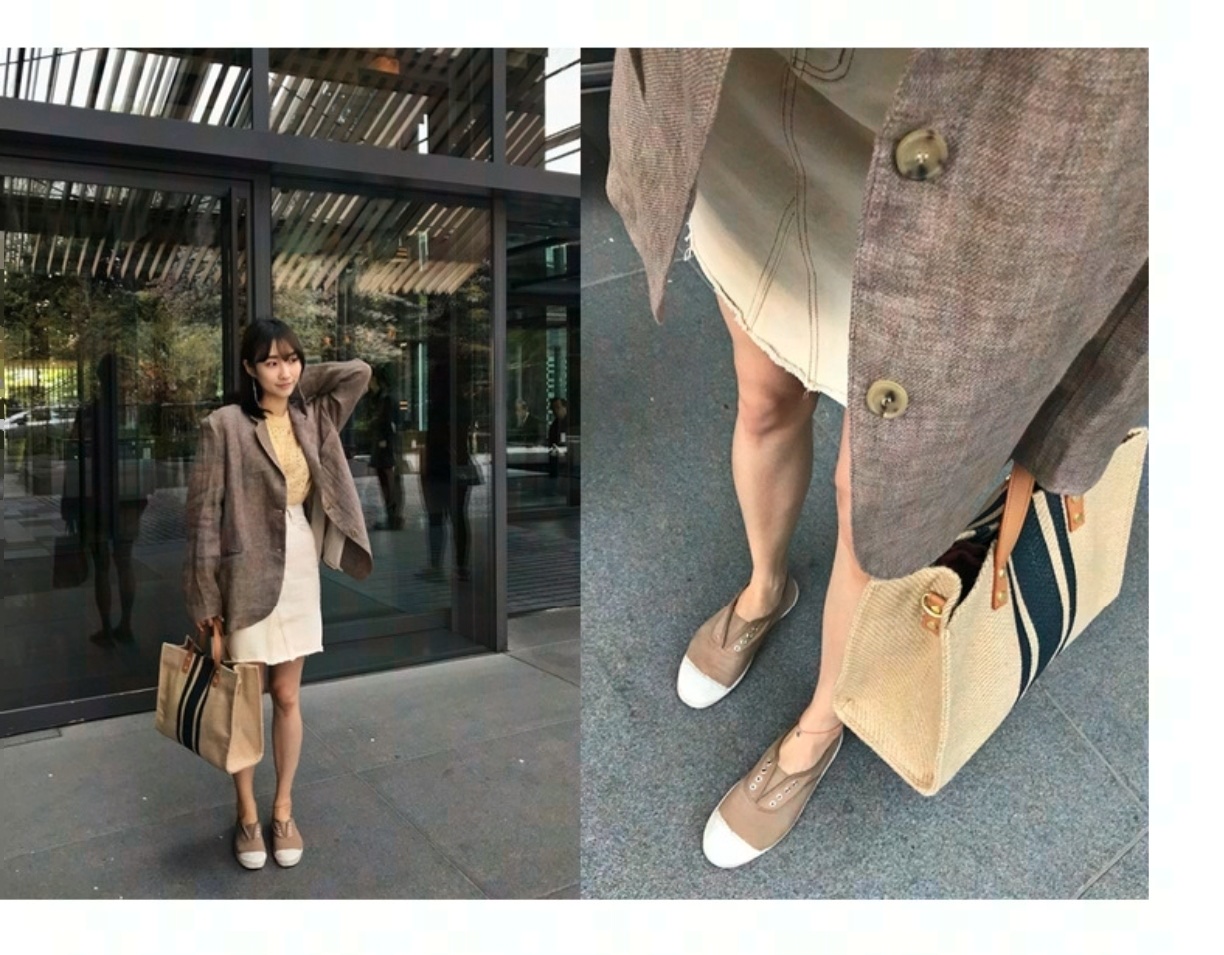 Tas Tote Kanvas Bergaris Baru  - Women Hand Bags For Office ulasan dan harga